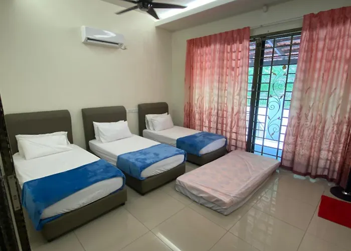 15Pax 3 Bedroom Kids Swimming Pool, Pool Table, Bbq Near Spice Arena, Airport Penang