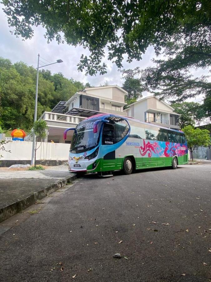 Villa 15pax 3 Bedroom Kids Swimming Pool, Pool Table, Bbq Near Spice Arena, Airport Penang *